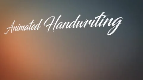 InkFlow Animated Handwriting After Effects stock