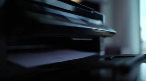 Inkjet Printer Slowly Printing a Page Vidéo 41068061