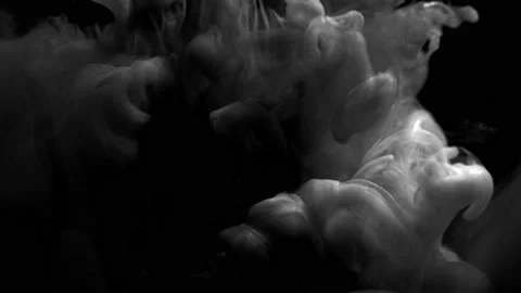 Inks in water, abstract explosion Stock Footage 144237901
