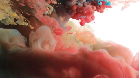 Inks in water Stock-Footage 85160932