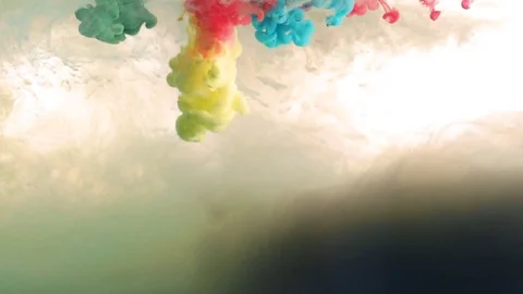 Inks in water Stock-Footage 85160974