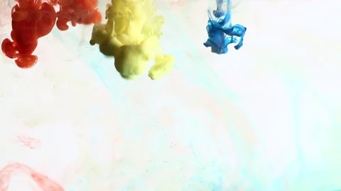 Inks in water Stock-Footage 85327243