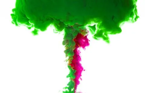 Inks in water Stock Photos