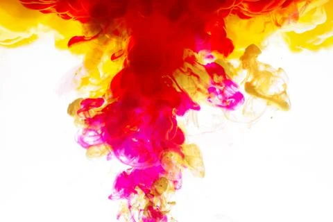 Inks in water Stock Photos