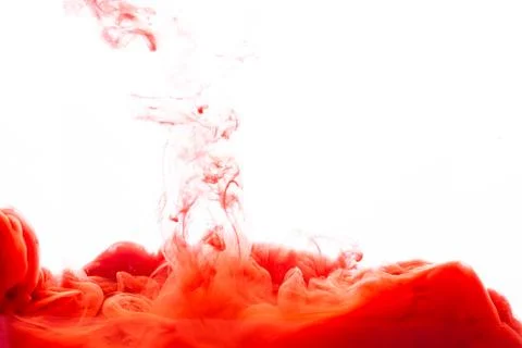 Inks in water Foto stock