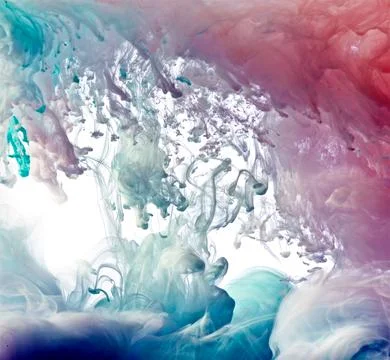 Inks in water 스톡 사진