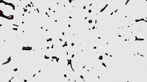 Inky Blobs Stock Footage 263975455