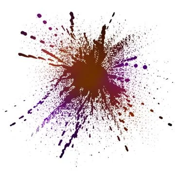 Inky splash Illustrazione stock