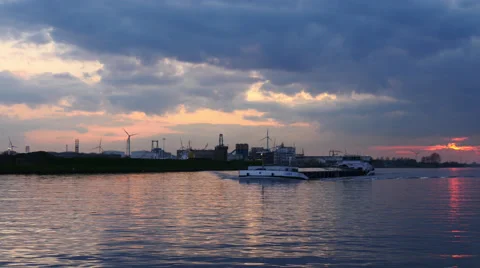 Inland ship Lara Stock Footage 62052191