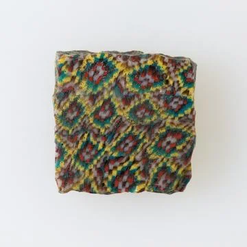 Inlay fragment, network pattern with centers 100 BC100 AD Ptolemaic PeriodR.. Stock Photos