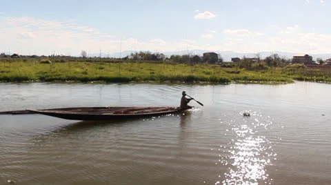 Inle Lake-16 Stock Footage 22613530