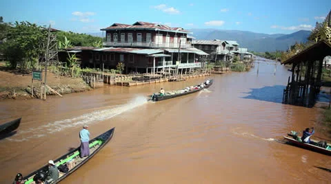 Inle Lake-2 Stock Footage 22619446