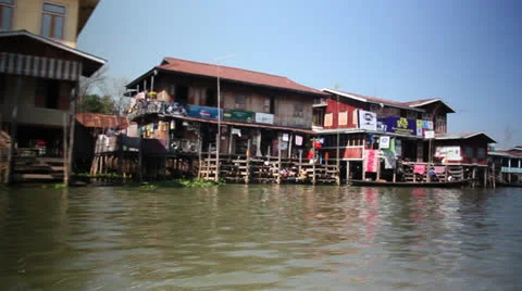 Inle Lake-21 Stock Footage 22611011