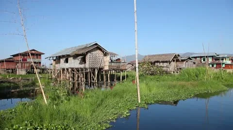 Inle Lake Stock Footage 12149996