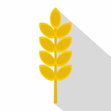 Inlet spike icon, flat style Stock Illustration