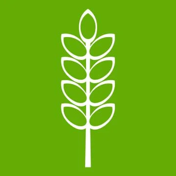 Inlet spike icon green Stock Illustration
