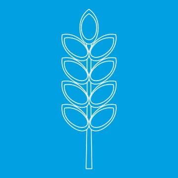Inlet spike icon, outline style Stock Illustration