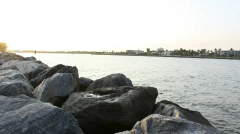 Inlet Sunset Timelapse Stock Footage 366279