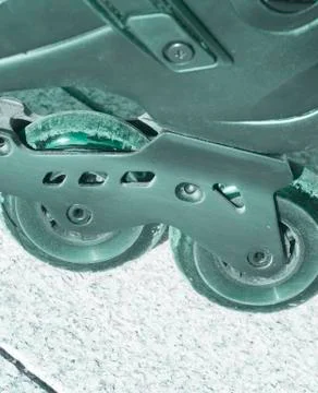 Inline freestyle roller skates Stock Photos