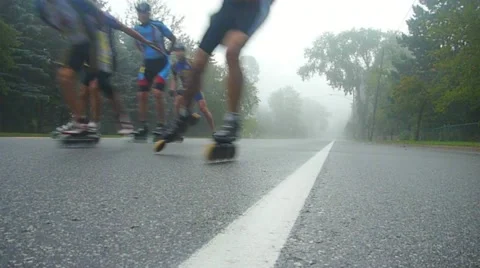 Inline Marathon 2 Stock Footage 10886547