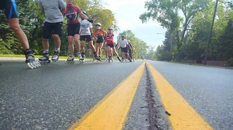 Inline Race 1 Stock Footage 10886753