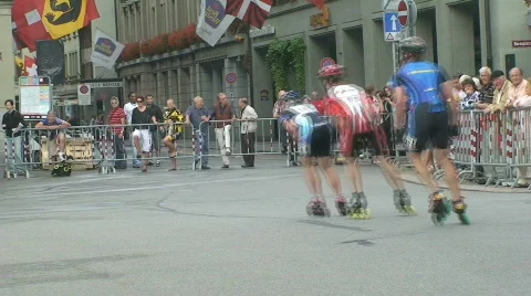 Inline race 2 Stock Footage 809552