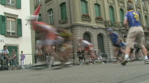Inline race 7 Stock Footage 809589