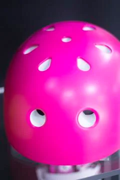 Inline roller skates helmet Stock Photos