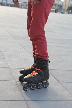 Inline skates Stock Photos