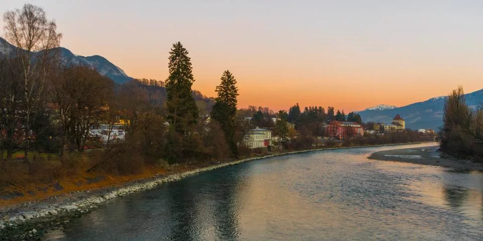 Inn river Stock Photos
