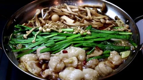 Innards Hot Pot Stock Footage 82558219