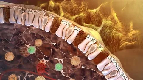 Innate Lymphoid Cells in Mucosal Immunity Stock Illustration