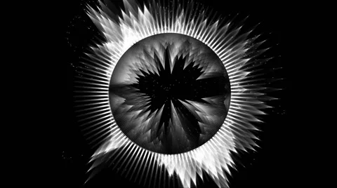 Inner chaos, Circle with Random Lines Video stock 46746073