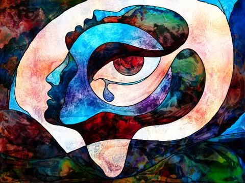 Inner Choice Illustrazione stock