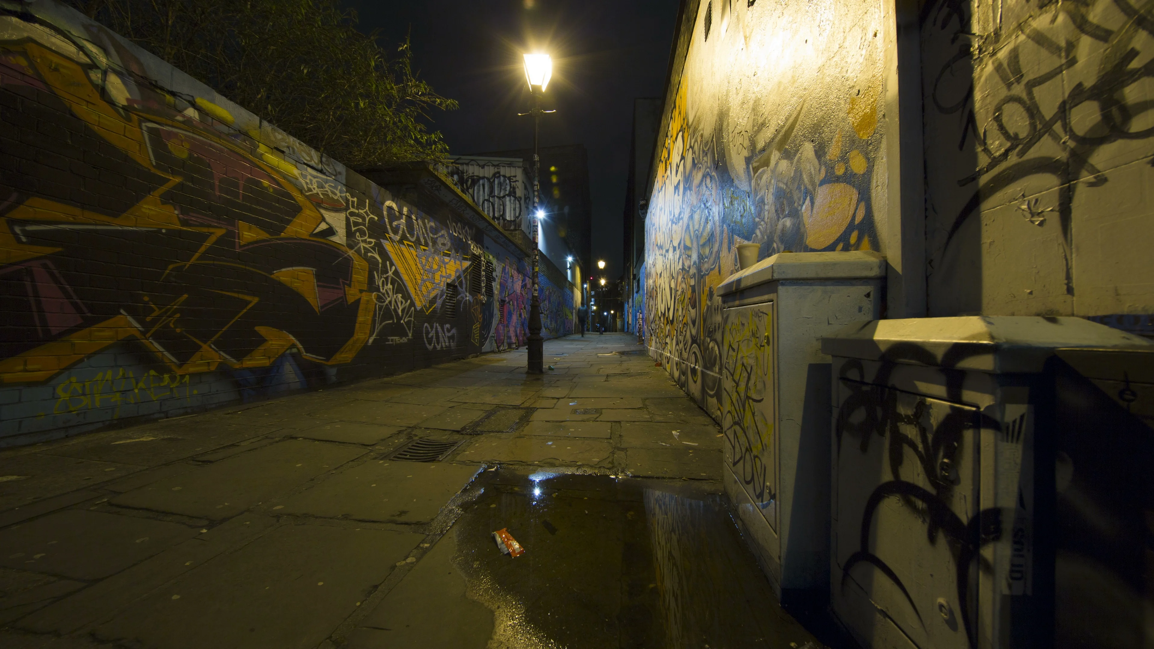 night city alley