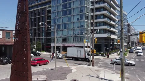 Inner city - Toronto Stock Footage 199317162