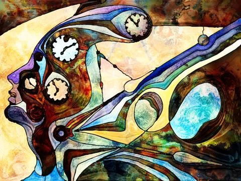 Inner Clock. イラスト素材