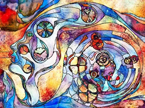 Inner Clock. イラスト素材