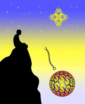 Inner Freedom Illustrazione stock