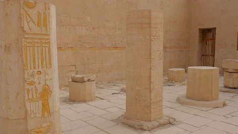 The Inner Hall of The Temple Stock Footage 128395713