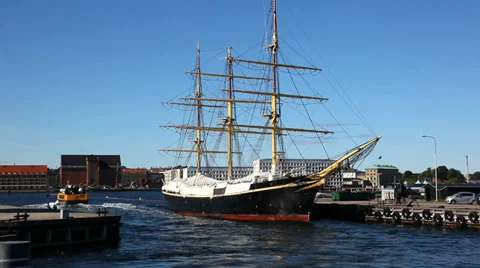Inner Harbour - Copenhagen Stock Footage 30459684