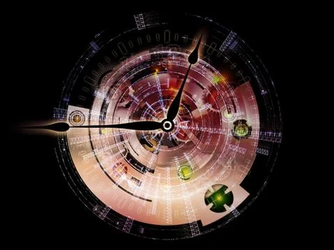 Inner Life of Clockwork Stock-Illustration