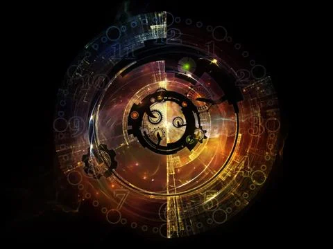 Inner Life of Clockwork Ilustração Stock