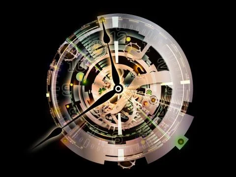 Inner Life of Clockwork 스톡 일러스트