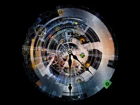 Inner Life of Clockwork 스톡 일러스트