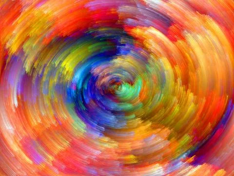Inner Life of Color Illustrazione stock