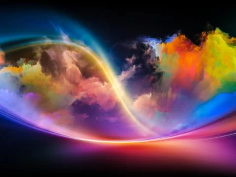 Inner Life of Colors Illustrazione stock