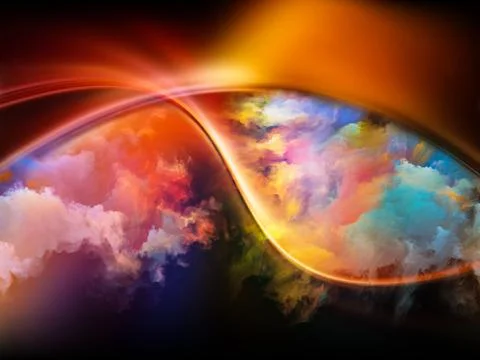 Inner Life of Colors Illustrazione stock