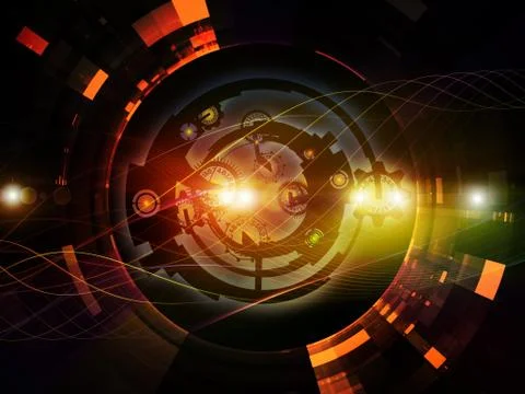 Inner Life of Digital Processing イラスト素材