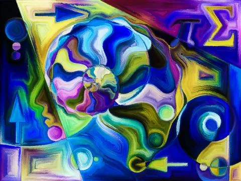 Inner Life of Division Illustrazione stock